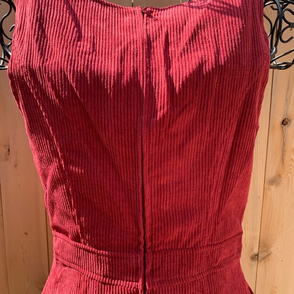 Modcloth Utmost Allure Corduroy A-Line Dress Size 2 - Picture 12 of 15